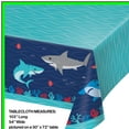 thumbnail image 3 of Ocean Adventure Shark Table Cover for Kids' Parties, Perfect for Birthday Celebrations, Fun Under the Sea Theme, Easy Clean-Up, Durable and Vibrant Design, 3 of 3