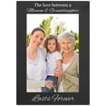 thumbnail image 1 of The Love Between A Meemaw & Granddaughter Engraved Anodized Aluminum Hanging/Tabletop Personlized Group Family Photo Picture Frame, 1 of 2