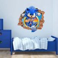 thumbnail image 5 of Papel tapiz 3D de Sonic The Hedgehog, juego de anime, pegatinas de pared impermeables para decoración de habitaciones de niños, póster de PVC, juguetes para niños, 5 of 5
