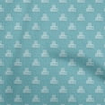 thumbnail image 1 of oneOone Viscose Jersey Light Blue Fabric Kids Alphabet Quilting Supplies Print Sewing Fabric By The Yard 60 Inch Wide, 1 of 4