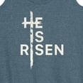 thumbnail image 3 of Instant Message - He Is Risen - Women's Racerback Tank Top, 3 of 6
