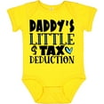 thumbnail image 3 of Inktastic Daddy's Little Tax Deduction Blue Hearts Boys or Girls Baby Bodysuit, 3 of 5