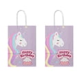 thumbnail image 3 of 20 Pack  Cute Girl Birthday Theme Gift Packaging Bag, Anime Cartoon Gift Bags, Cartoon paper Candy Bags, 3 of 7