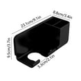 thumbnail image 3 of Vikakiooze Hair Dryer Holder Wall Mounted,Multi-functional Blow Dryer Holder for Bathroom salon,Hair Dryer Rack & Styling Care Tool Organizer Storage Basket, 3 of 8