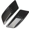 thumbnail image 1 of HEALEEP 1 Pair Engine Air Vent Cover Carbon Fiber Pattern Simulated Airflow Covers for Car Modification, 1 of 8