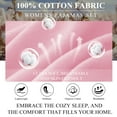 thumbnail image 3 of EA'S SECRET 100% Cotton Pajama Sets for Women 2 Piece Short Sleeve V Neck Loungewear Sets Lightweight Pjs with Pockets S-XXL (Pink,L), 3 of 8
