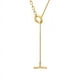 thumbnail image 4 of Cadena de lana con longitud ajustable y hebilla OT europea y americana, cadena de acero de titanio chapada en oro de 18 quilates, collar de moda con personalidad, joyería, 4 of 6