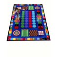 thumbnail image 2 of Kids World Carpets Game Time Nylon Machine-tufted Area Rug (8' x 12') - EXACT SIZE - EXACT SIZE, 2 of 2