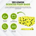 thumbnail image 6 of Kutiepaw 180 Lemon Scented  Biodegradable Poop Bags , Duck Plush Toy, Bag Dispenser with Sanitizer (Complete KIT), 6 of 10