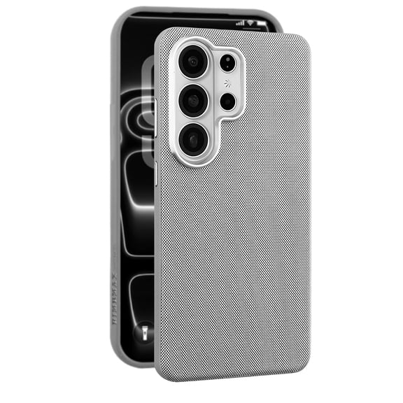 for Samsung Galaxy S25 Ultra Magnetic Case, Compatible with MagSafe Shockproof Anti-Slip Premium Fabric TPU Ultra Thin Protective Lightweight Phone Cover for Samsung Galaxy S25 Ultra, Gray