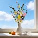 thumbnail image 5 of Easter Plastic Daisies Leaves And Draw Eggs Artificial Flowers And Decorations Suitable For Living Rooms Bedrooms And Parties, 5 of 6