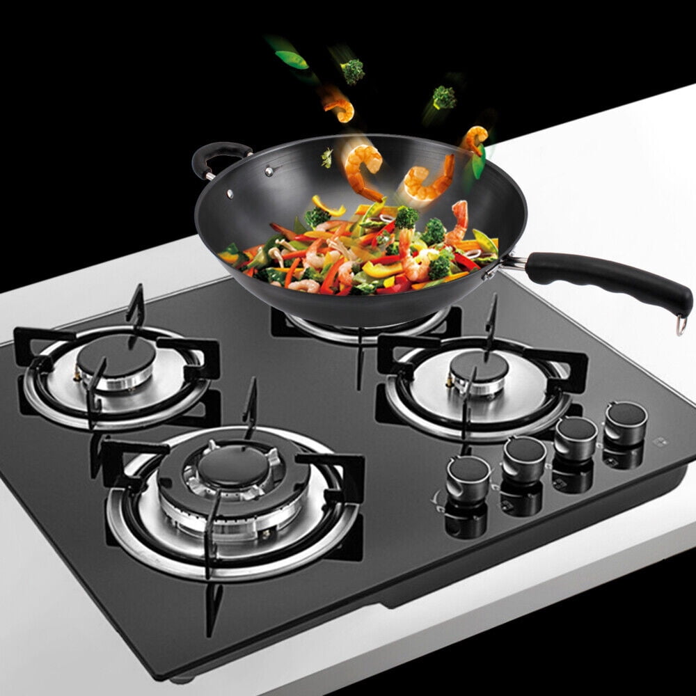 23 Inch 4 Burners Built-in Stove Propane GAS LPG/NG Gas Stove Gas Cook top for homes, hotels, restaurants