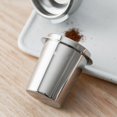 thumbnail image 3 of Taza dosificadora de acero inoxidable Taza para olfatear café Alimentador de polvo, Plata Afortunado Sencillez, 3 of 3