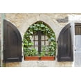 thumbnail image 2 of Lord, Fred 32x23 White Modern Wood Framed Museum Art Print Titled - France, Provence, Vence Window and shutters, 2 of 4