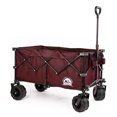 thumbnail image 1 of Maxwell Chariot de Camping Pliant avec Roues Plus Silencieuses, Vin, 1 of 6