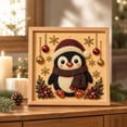 thumbnail image 3 of Festive Motif DIY 5D Diamond Art Kit Christmas Holiday Pearl Mosaic Crafting Set for Indoor Home Wall Decoration, 8 Inch, 3 of 4