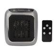 thumbnail image 2 of Space Heater Adjust Temperature Flame Resistance Low Noise Electric Heater for Bedroom Office 110‑240V US Plug, 2 of 4