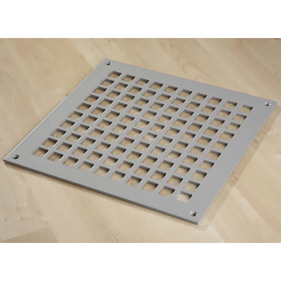 Reggio Registers G1212-Snh Grid Series 10" X 10" Floor Grille - Grey