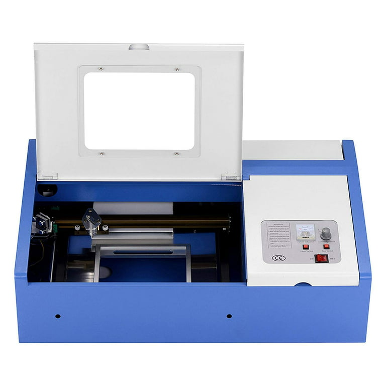 Laser Cutter-SUNCOO K40 Laser Cutters DIY Engraving Machine 40W CO2 with  USB Port Only for Windows System 12x8 Blue