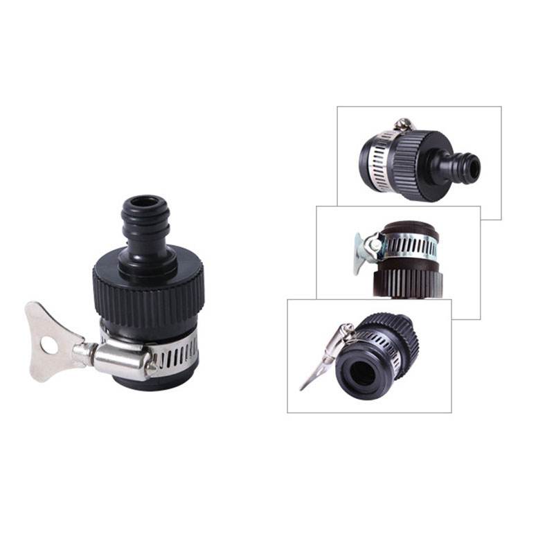 Adaptateur Universel Pour Robinet - Raccord Rapide Réglable 13 à 24 Mm - Acier Inoxydable - Pour Tuyau D'arrosage, Machine à Laver