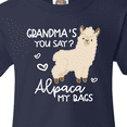 thumbnail image 4 of Inktastic Grandma's You Say Alpaca My Bags Youth T-Shirt, 4 of 5