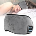 thumbnail image 4 of Antifaz inalámbrico con Bluetooth 5.0, auriculares inteligentes para dormir con música, parche para los ojos para viajes, gris, 4 of 12