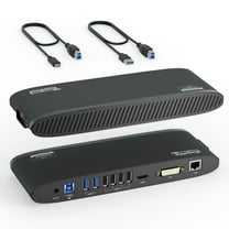 Plugable USB 3.0 Universal Laptop Docking Station for Windows and Mac