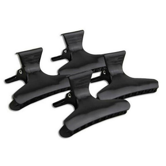 12 Black Hairdressers Butterfly Hair Style Styling Hair Clamps Salon Section Clips Clasps Claw Barrettes Hairdressing Salon Tool
