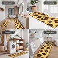 thumbnail image 5 of Yellow and Brown Of Leopard Print Kitchen Rugs Sets Of 3,Kitchen Runner Rugs Non Skid Washable,Decorative Kitchen Floor Mats for Kitchen,Sink,Laundry,17"x30"+ 17"x47" + 17"x59", 5 of 6