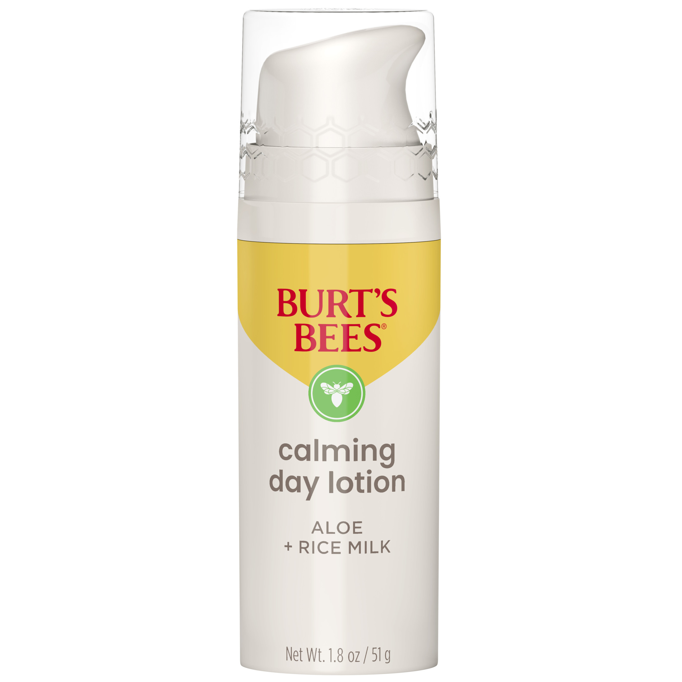 Burt's Bees Calming Day Lotion with Aloe and Rice Milk for Sensitive Skin, 1.8 Fluid Ounces - image 4 of 12