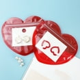 thumbnail image 3 of Mosey 100Pcs Packaging Bag Clear Heart-shaped Jewelry Bags Durable Mini Sealed Bag for Beautiful Gifts Samples, 3 of 8