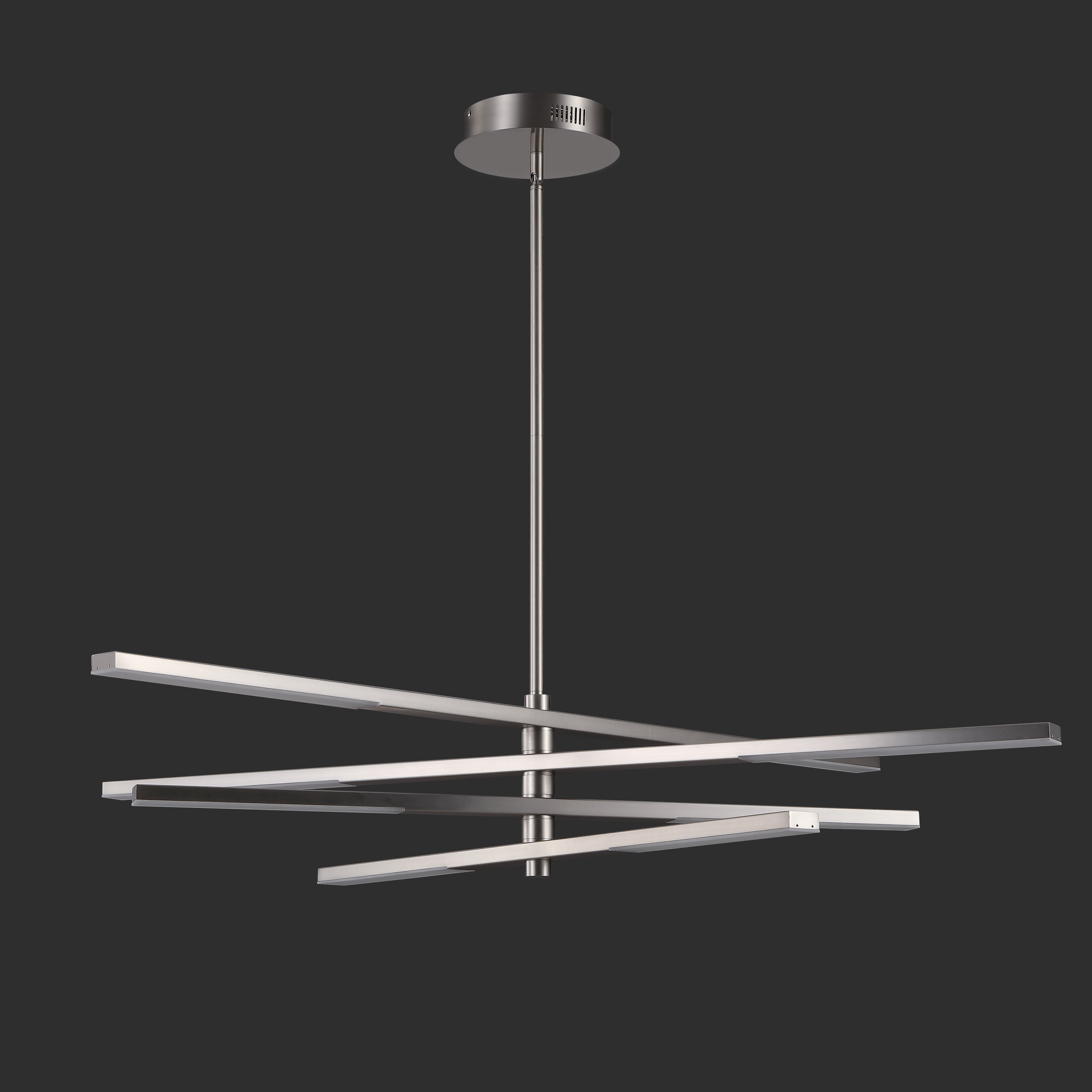 Safavieh Oswalt 8-Light Modern Nickel Chandelier