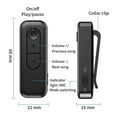 thumbnail image 4 of Adaptador auxiliar de 3,5 mm, transmisor receptor de audio, mini cancelación de ruido, adaptador de audio de llamada manos libres para computadora, 4 of 4