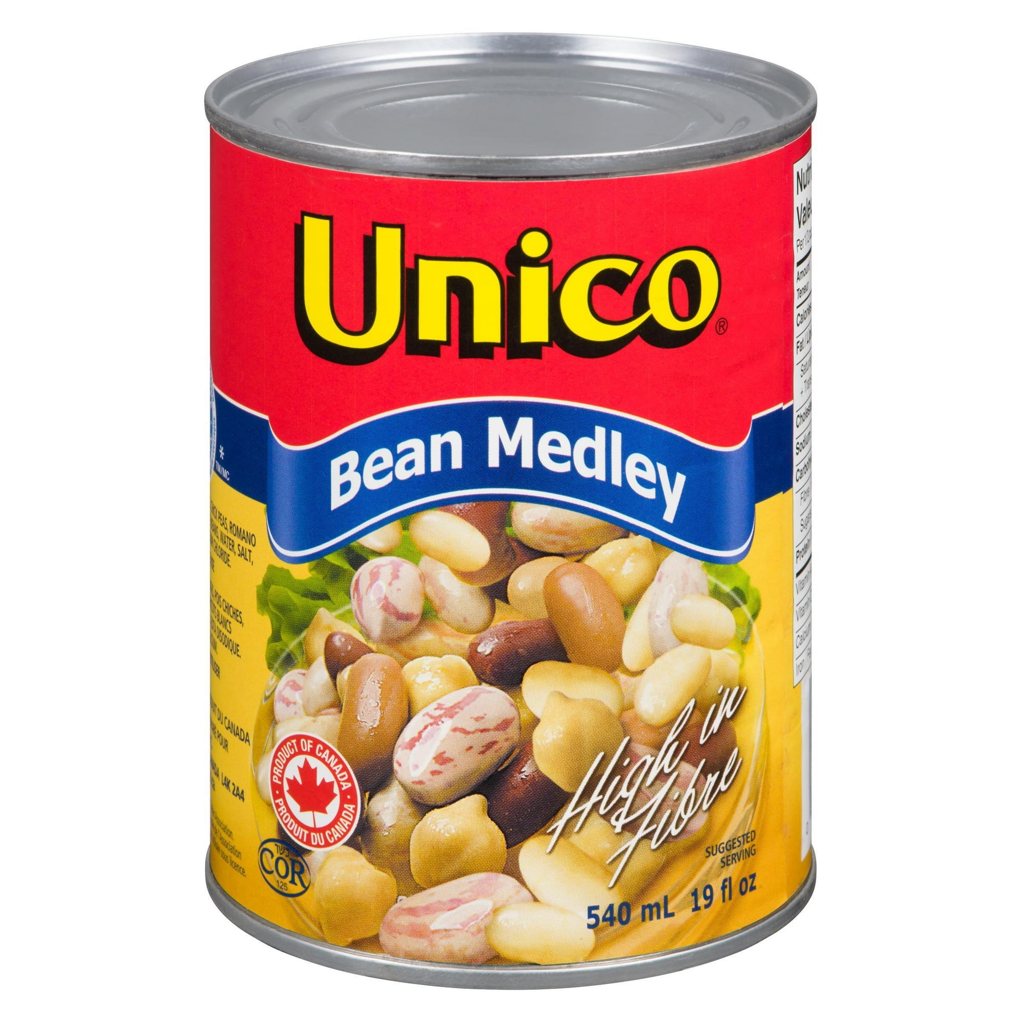 Unico High Fibre Bean Medley, 540 mL