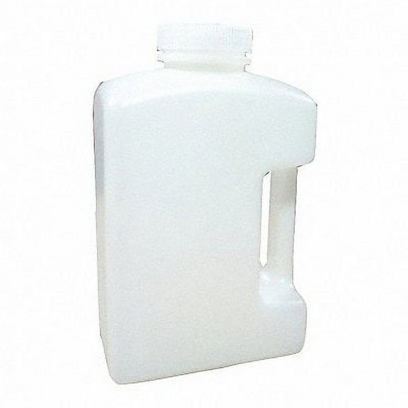 Lab Safety Supply Bottle,2000 mL,64 Oz,Wide Mouth,PK4  6FAP4