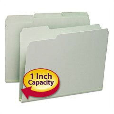 SMD13230 - Smead 13230 Gray/Green Pressboard File Folders