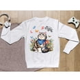 thumbnail image 5 of Manx Celebrates Spring and Enjoys a Happy Easter Sweatshirt Unisex Merch Cat Lover Kitten Owner Gifts - 02001, 5 of 6