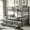 Gray, variant on AUU Twin Bunk Bed with Ladder, Safety Rail, Twin Trundle and 3 Drawers – Space-Saving Guest Room Furniture