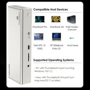 WAVLINK Thunderbolt 4 Quad Display Dock (15-in-1), WAVLINK 40Gbps Docking Station with 98W Laptop Charging, Single 8K@30Hz Quad 4K@60Hz, 2.5G RJ45, SD V4.0, 10Gbps USB3.1 for MacBook Pro/Air and More