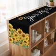 thumbnail image 6 of Table Runners 90 Inches Long Dress Scarves, Sunflowers Farmhouse Coffee/Dining/Kitchen Table Runner for Living Room, Yellow Summer Botanical Elegant Pastoral 13x90 Inch, 6 of 9