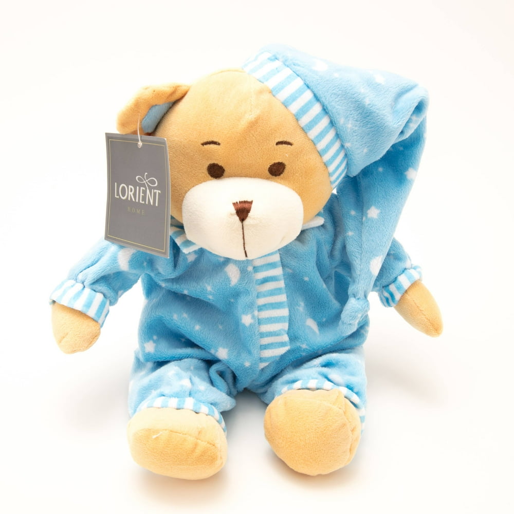 Stuffed Animal and Fleece Throw Blanket Gift Set Blue