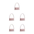 thumbnail image 3 of Decodeary Fashionable Soft PU Leather Shoulder Bag Stay In Style Gift Fashion Handmade Bag pink 5Set, 3 of 6