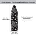 thumbnail image 6 of HELLHERO Spider's web Eyeball Iron Padding Cover Hook and Loop Fasteners Household Scorch Guard Ironing Board Protective Cloth (15x54), 6 of 6