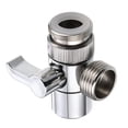 thumbnail image 2 of Grifo de 3 vías para fregadero válvula desviadora válvula de cobre para ducha/fregadero/lavabo Hugtrwg Para estrenar, 2 of 5