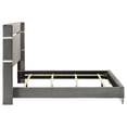 thumbnail image 6 of Lucia 61-inch Upholstered Queen Wingback Bed Grey, 6 of 8