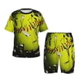 thumbnail image 1 of Fotbe Ball Pijama Estampada de 2 Piezas para Niños – Ropa de Dormir de Manga Corta Cómoda para Niños y Niñas, Camiseta y Shorts de Algodón-Medium, 1 of 6