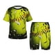 thumbnail image 1 of Fotbe Ball Pijama Estampada de 2 Piezas para Niños – Ropa de Dormir de Manga Corta Cómoda para Niños y Niñas, Camiseta y Shorts de Algodón-Medium, 1 of 6