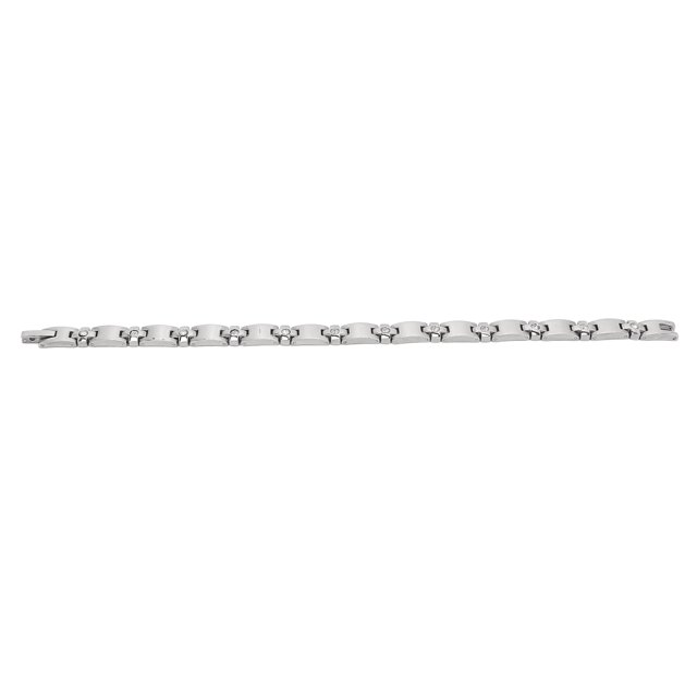 Pulsera de terapia magnética de moda para bajar de peso Pulsera de acero de alta resistencia de titanio