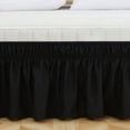thumbnail image 2 of Faldones de cama, faldones de cama envolventes con cinturones ajustables para camas gemelas, 2 of 8