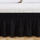 thumbnail image 2 of Faldones de cama, faldones de cama envolventes con cinturones ajustables para camas gemelas, 2 of 8